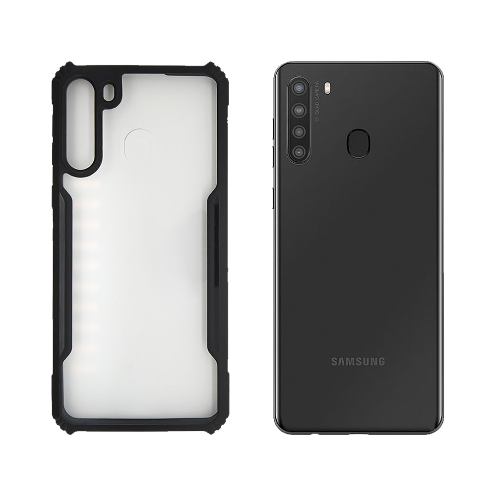 iPaky Soft Silicone TPU Bumper Case For Samsung A21