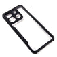 itel A05S case Matte Black Back Cover Soft Silicone TPU Bumper case