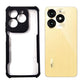 itel A70 case Matte Black Back Cover Soft Silicone TPU Bumper case