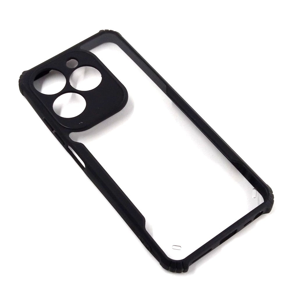 itel A70 case Matte Black Back Cover Soft Silicone TPU Bumper case