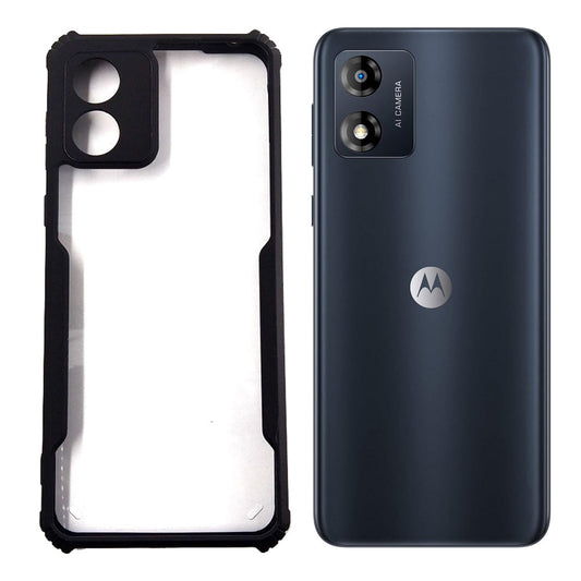 Motorola E13 case Matte Black Back Cover Soft Silicone TPU Bumper case