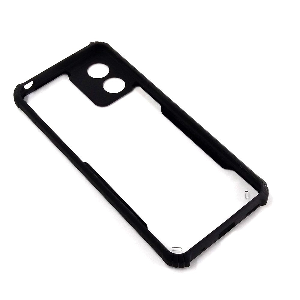 Motorola E13 case Matte Black Back Cover Soft Silicone TPU Bumper case