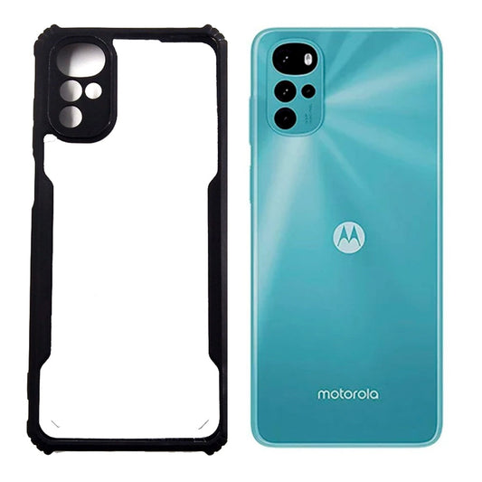 Motorola G22 case Matte Black Back Cover Soft Silicone TPU Bumper case
