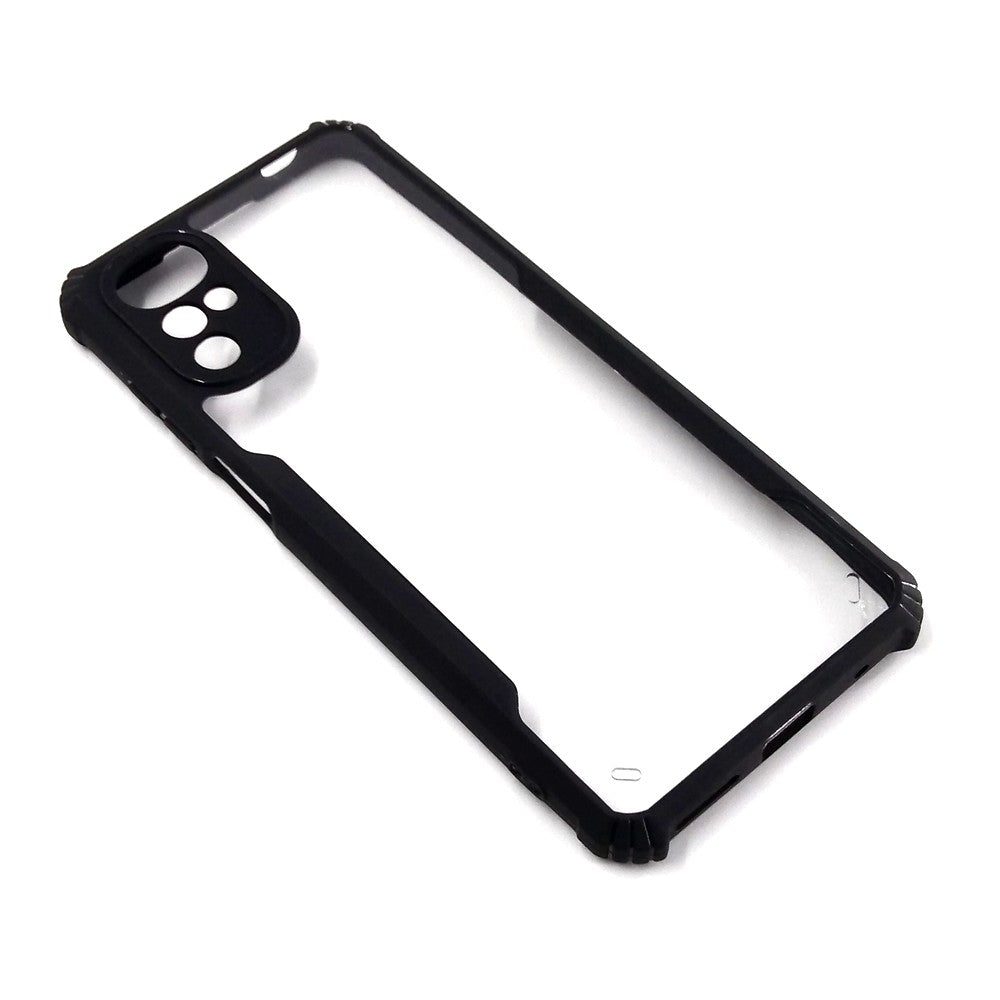 Motorola G22 case Matte Black Back Cover Soft Silicone TPU Bumper case