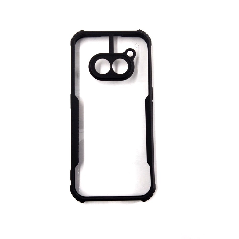 Nothing 2A case Matte Black Back Cover Soft Silicone TPU Bumper case