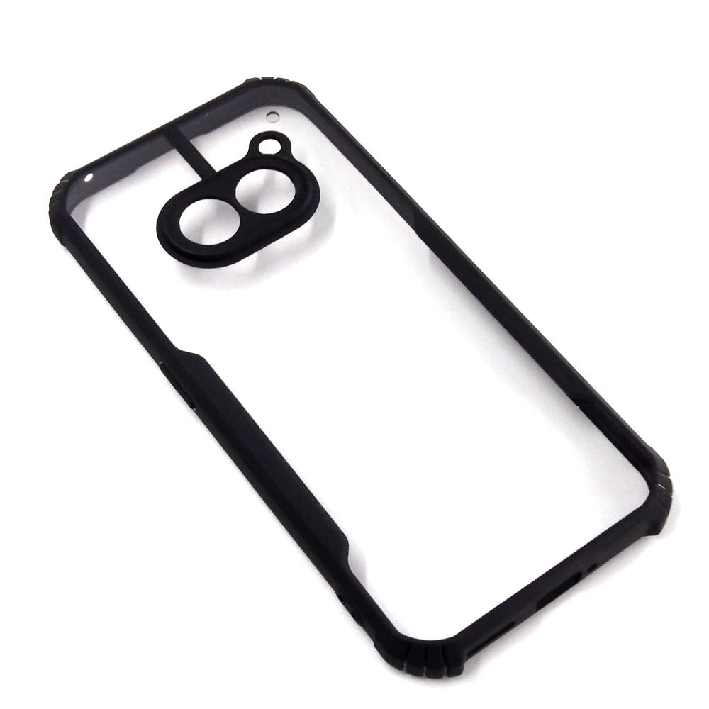 Nothing 2A case Matte Black Back Cover Soft Silicone TPU Bumper case