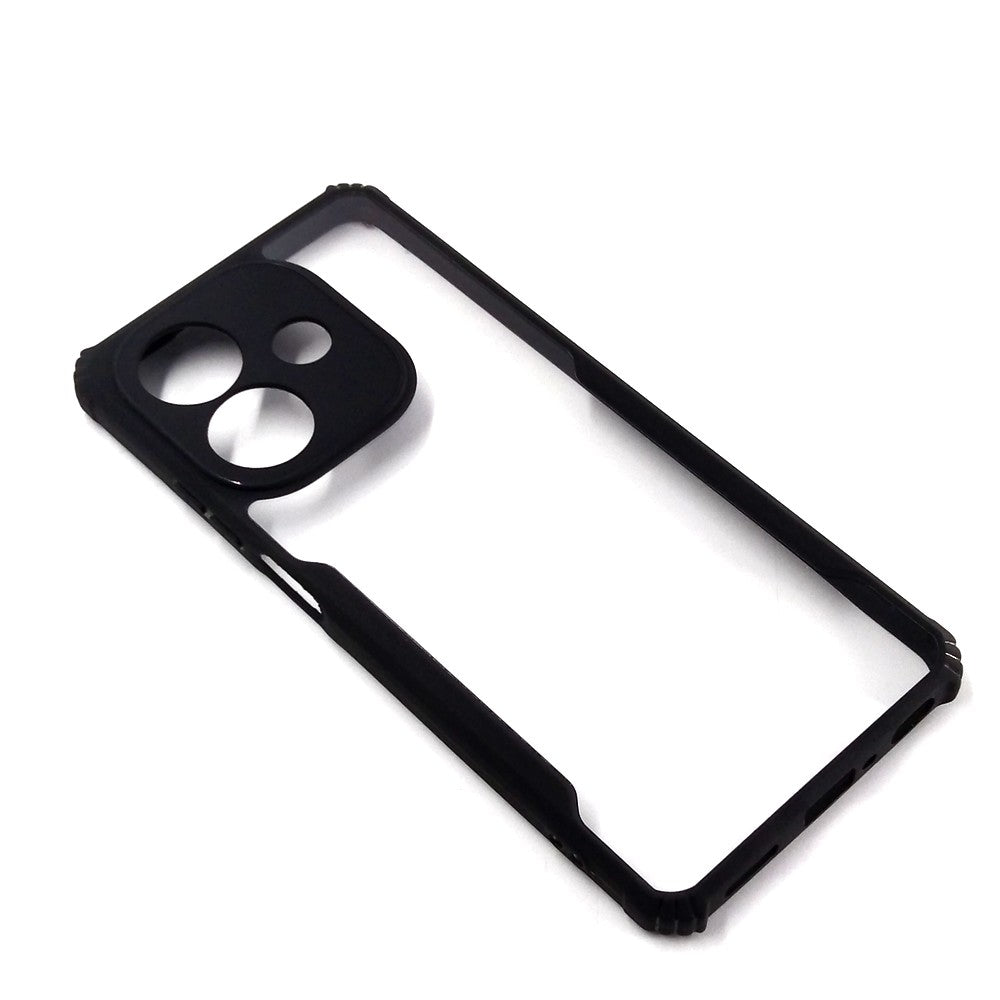 OPPO A3 case Matte Black Back Cover Soft Silicone TPU Bumper case