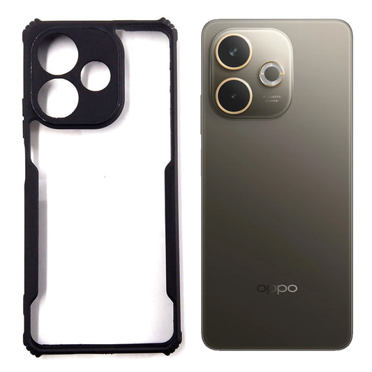 OPPO A5 Pro case Matte Black Back Cover Soft Silicone TPU Bumper case