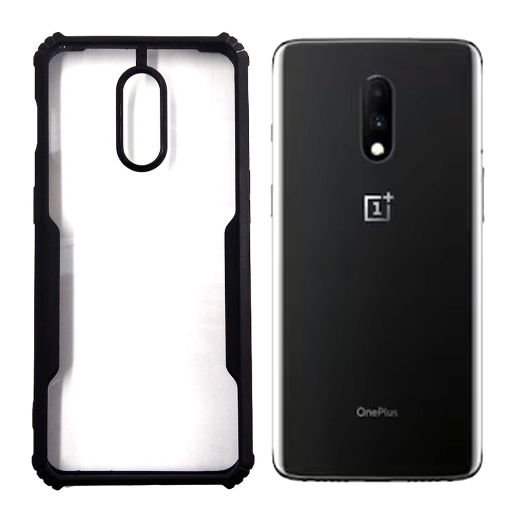 Oneplus 7 case Matte Black Back Cover Soft Silicone TPU Bumper case