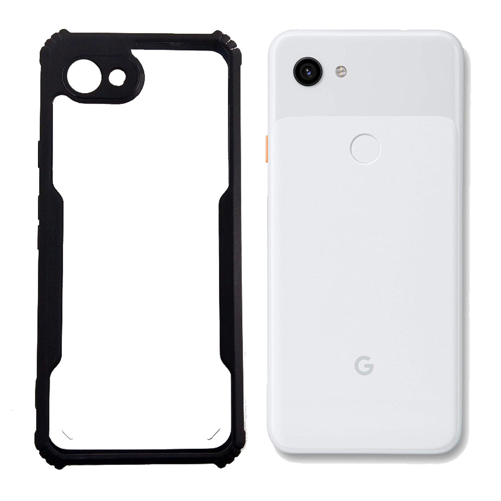 Google Pixel 3A case Matte Black Back Cover Soft Silicone TPU Bumper case