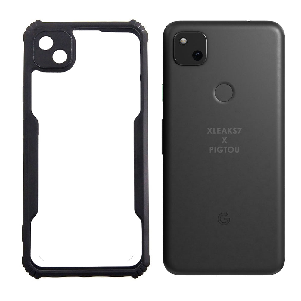 Google Pixel 4A case Matte Black Back Cover Soft Silicone TPU Bumper case