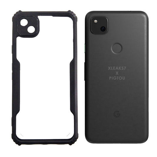 Google Pixel 4A case Matte Black Back Cover Soft Silicone TPU Bumper case