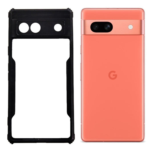 Google Pixel 7A case Matte Black Back Cover Soft Silicone TPU Bumper case