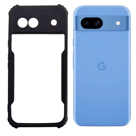 Google Pixel 8A case Matte Black Back Cover Soft Silicone TPU Bumper case