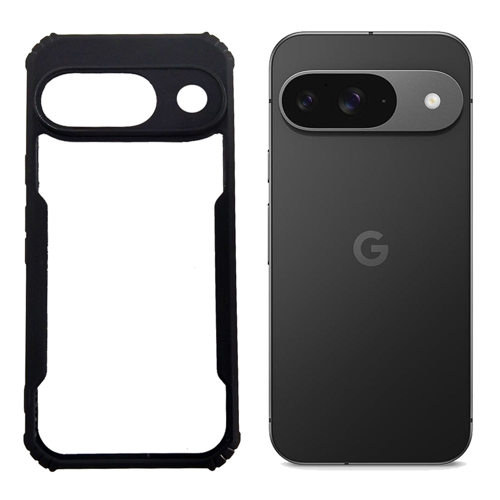 Google Pixel 9 case Matte Black Back Cover Soft Silicone TPU Bumper case