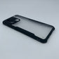 iPaky Redmi 12C Shockproof Matte Black Border Camera lens Protection back cover Case