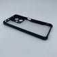 iPaky Redmi Note 12 Pro Plus Shockproof Matte Black Border Camera lens Protection back cover Case