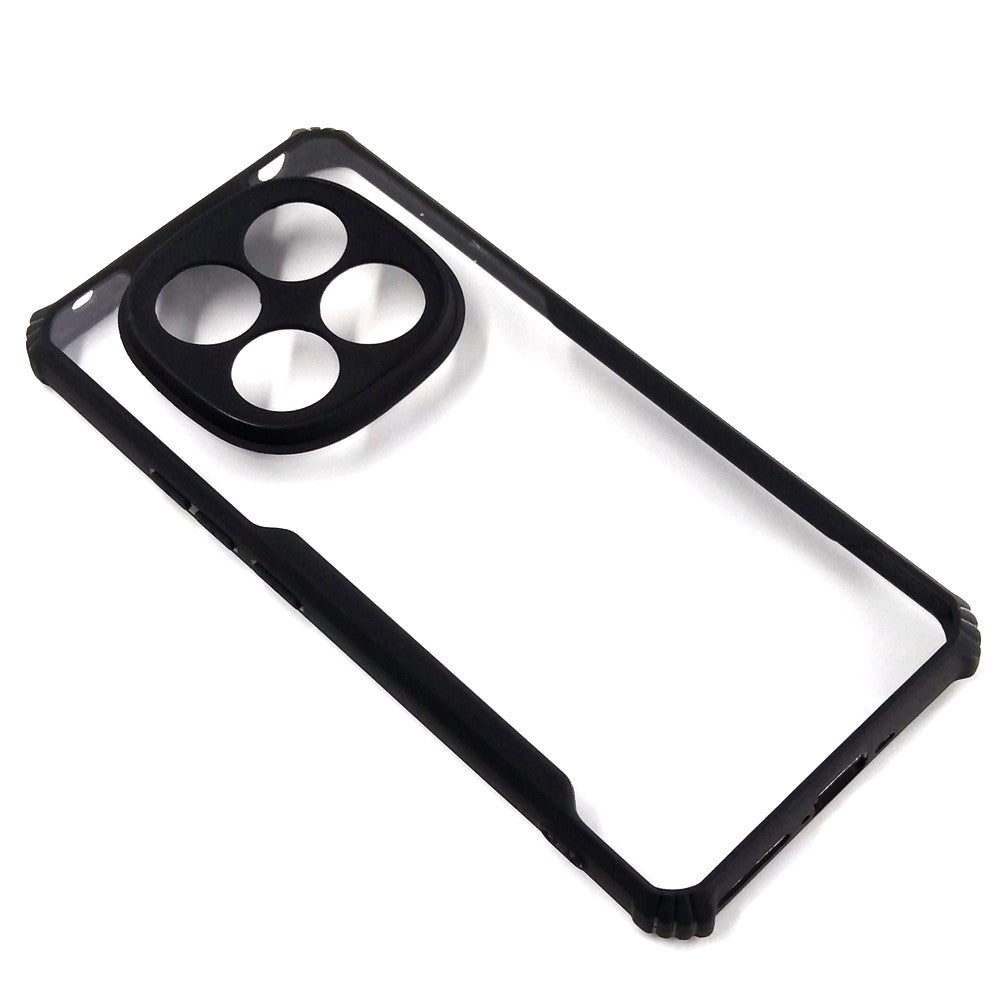 Redmi Note 14 Pro case Matte Black Back Cover Soft Silicone TPU Bumper case