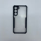 iPaky Samsung S23 Plus Shockproof Matte Black Border Camera lens Protection back cover Case