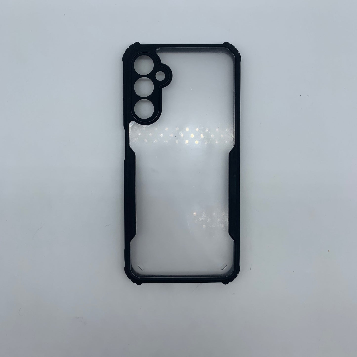 iPaky Samsung A24 Shockproof Matte Black Border Camera lens Protection back cover Case