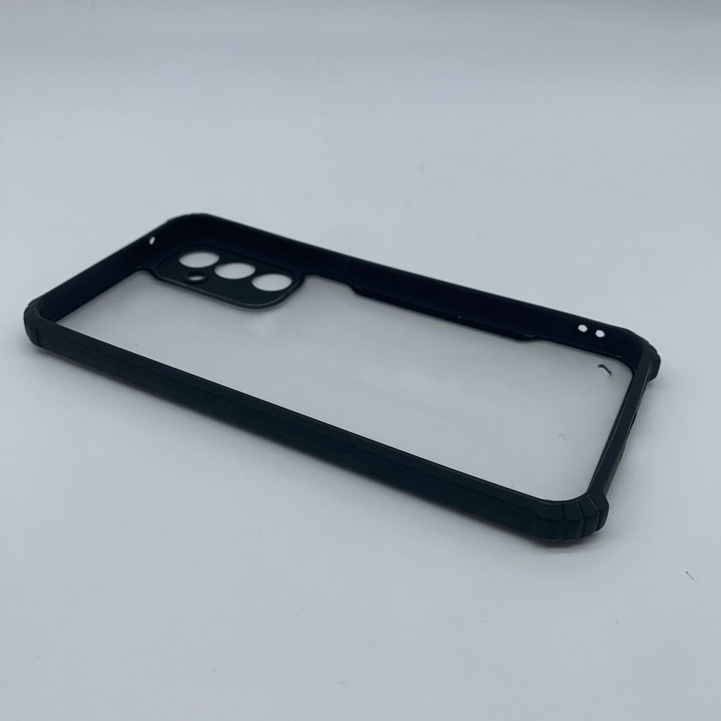 iPaky Samsung A34 Shockproof Matte Black Border Camera lens Protection back cover Case
