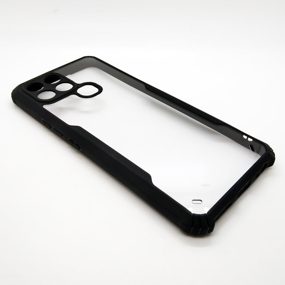 infinix Smart 6 case Matte Black Back Cover Soft Silicone TPU Bumper case