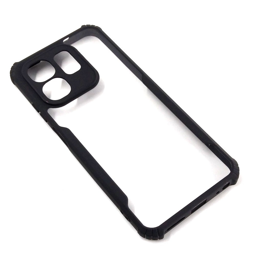 infinix Smart 9 case Matte Black Back Cover Soft Silicone TPU Bumper case