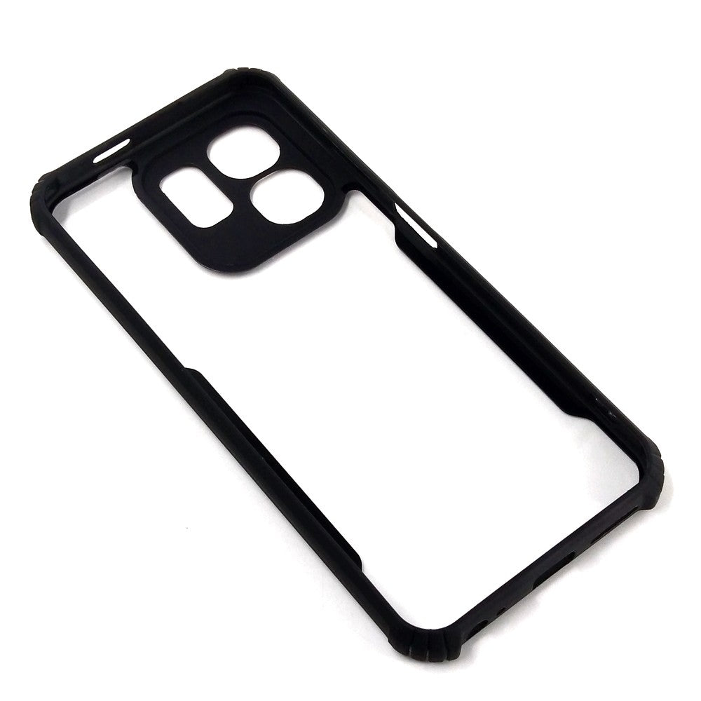infinix Smart 9 case Matte Black Back Cover Soft Silicone TPU Bumper case