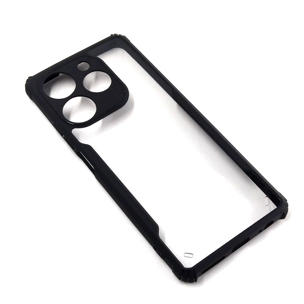 Tecno Spark 10 Pro case Matte Black Back Cover Soft Silicone TPU Bumper case