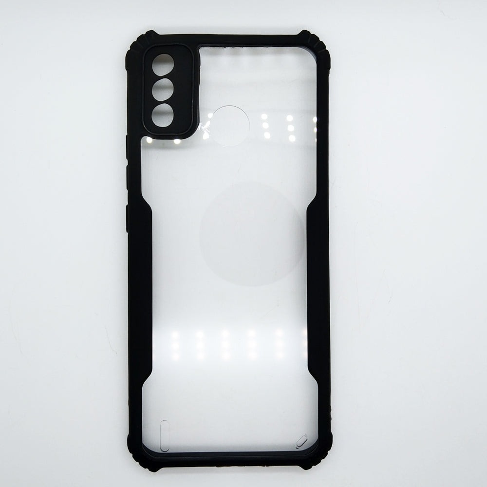 Tecno Spark 6 Go case Matte Black Back Cover Soft Silicone TPU Bumper case