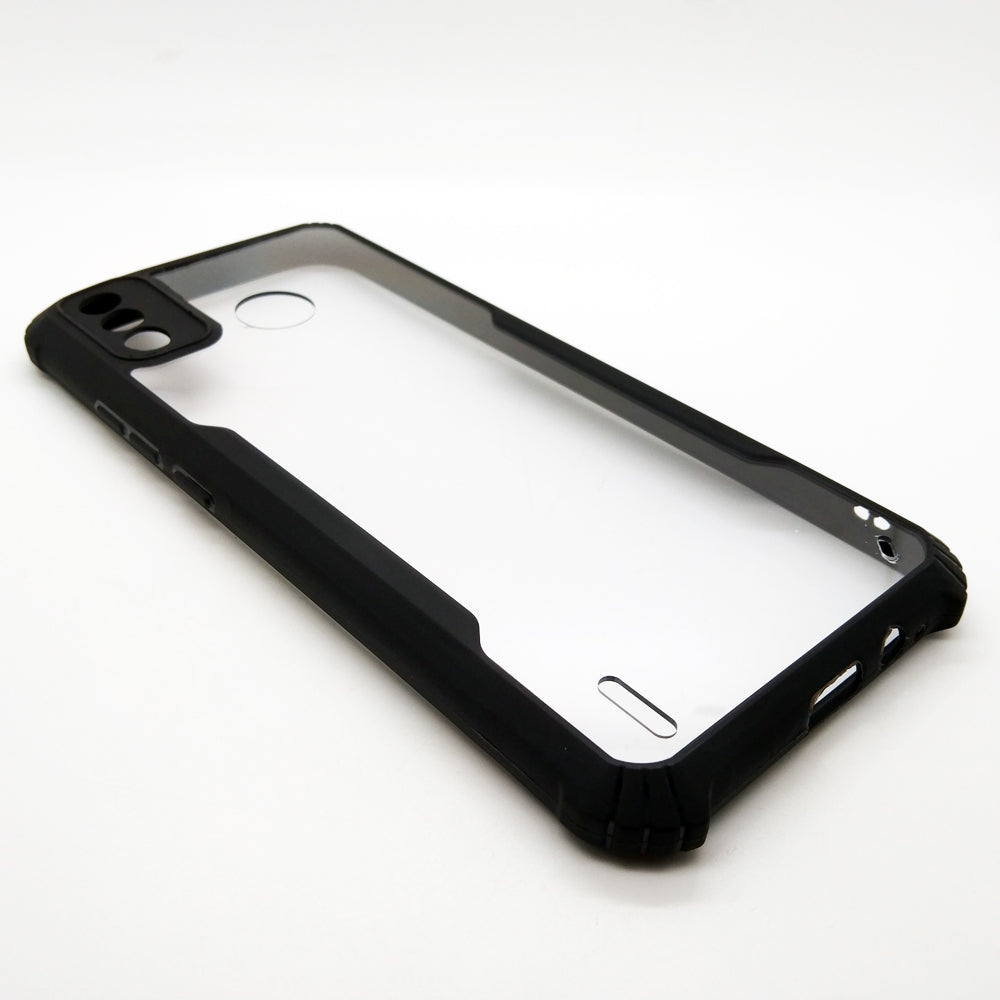 Tecno Spark 6 Go case Matte Black Back Cover Soft Silicone TPU Bumper case