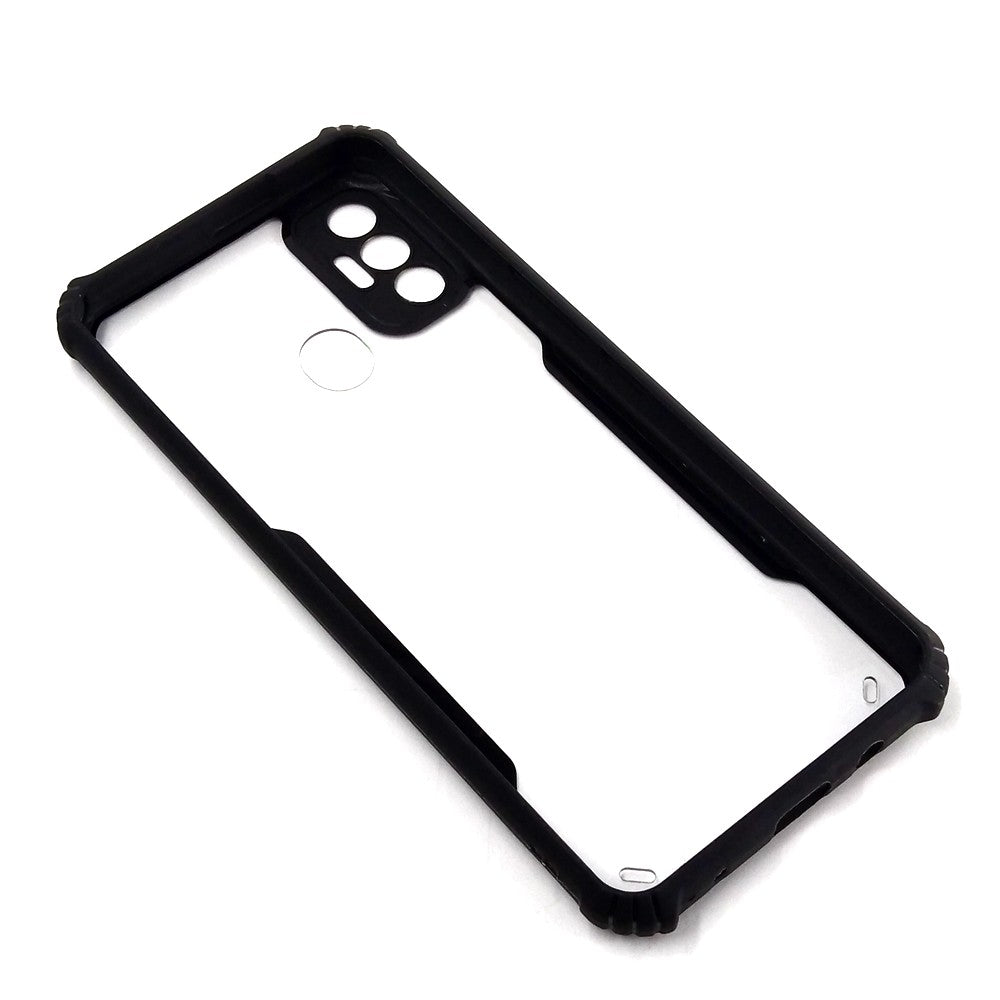Tecno Spark 7 case Matte Black Back Cover Soft Silicone TPU Bumper case