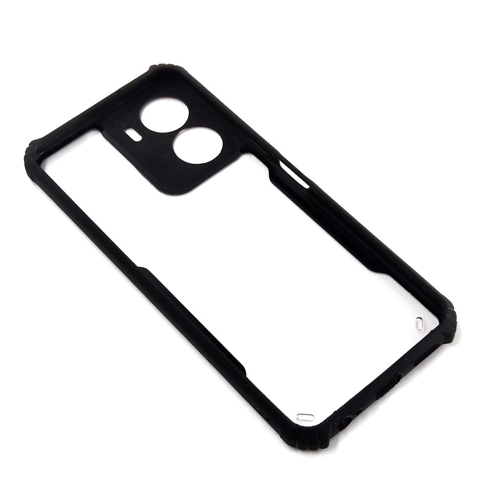 Vivo Y16 case Matte Black Back Cover Soft Silicone TPU Bumper case