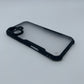 iPaky iPhone 16 Shockproof Matte Black Border Camera lens Protection back cover Case