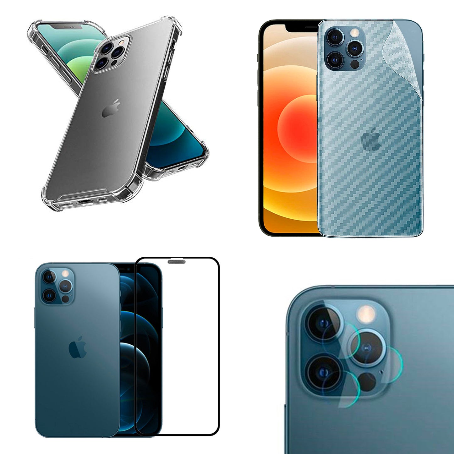 4in1 Protection pack for iPhone 12 Pro Max