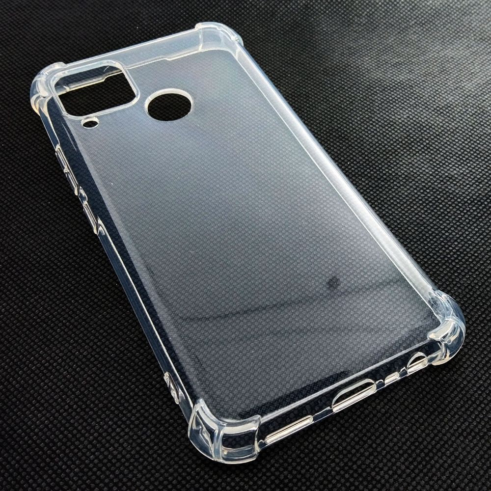 AntiShock Clear Back Cover Soft Silicone TPU Bumper case for Realme C12