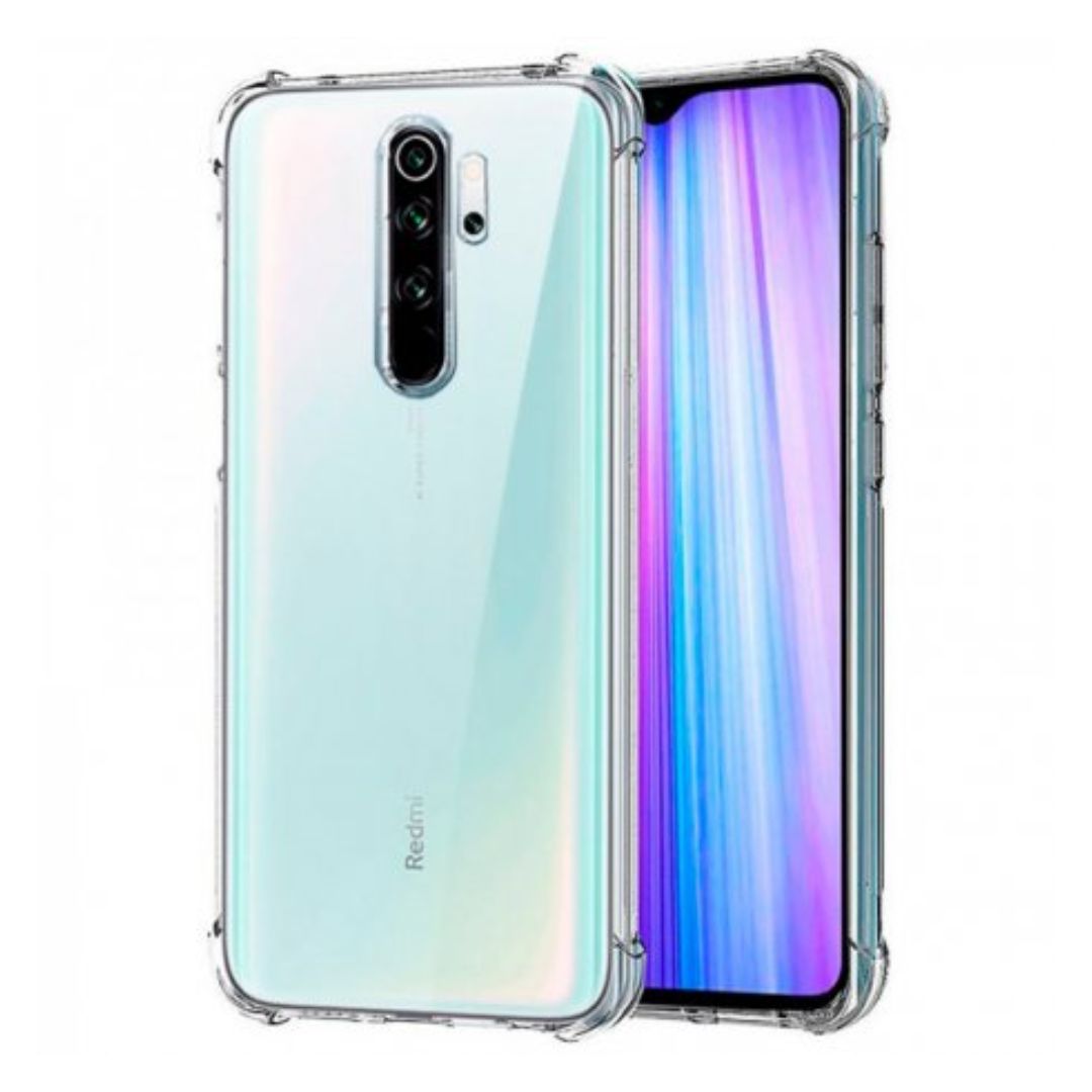 AntiShock Clear Back Cover Soft Silicone TPU Bumper case for Redmi Note 8 Pro