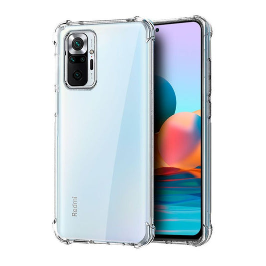 AntiShock Clear Back Cover Soft Silicone TPU Bumper case for Redmi Note 10 Pro