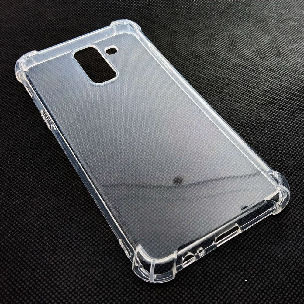 AntiShock Clear Back Cover Soft Silicone TPU Bumper case for Samsung J6 Plus