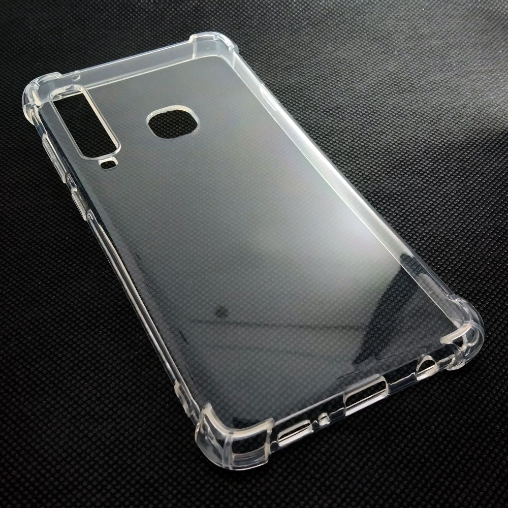 AntiShock Clear Back Cover Soft Silicone TPU Bumper case for Samsung A9 2018
