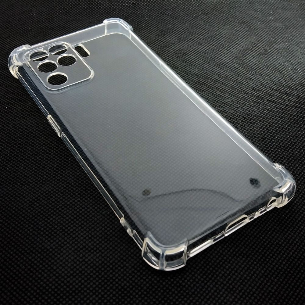 AntiShock Clear Back Cover Soft Silicone TPU Bumper case for OPPO F19 Pro