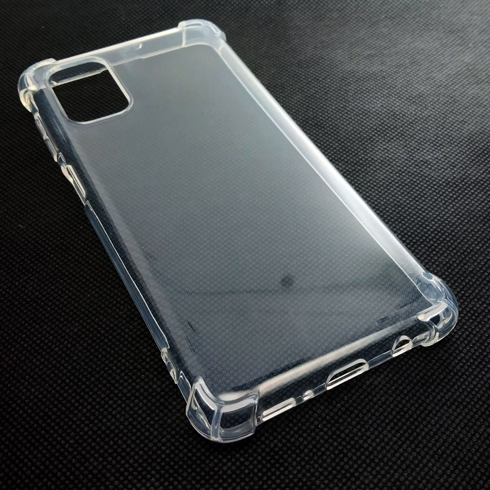 AntiShock Clear Back Cover Soft Silicone TPU Bumper case for Samsung M51