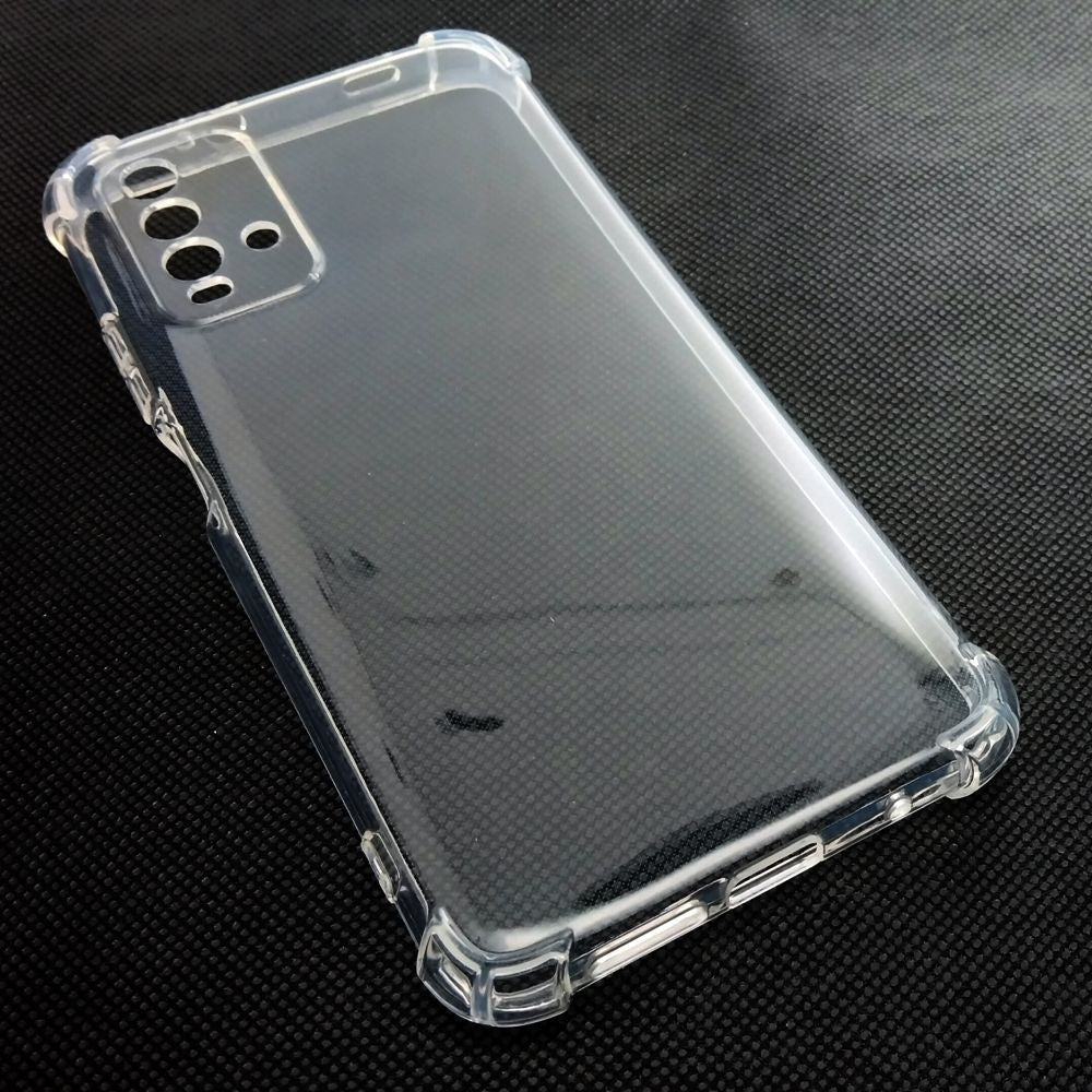 AntiShock Clear Back Cover Soft Silicone TPU Bumper case for Redmi 9T