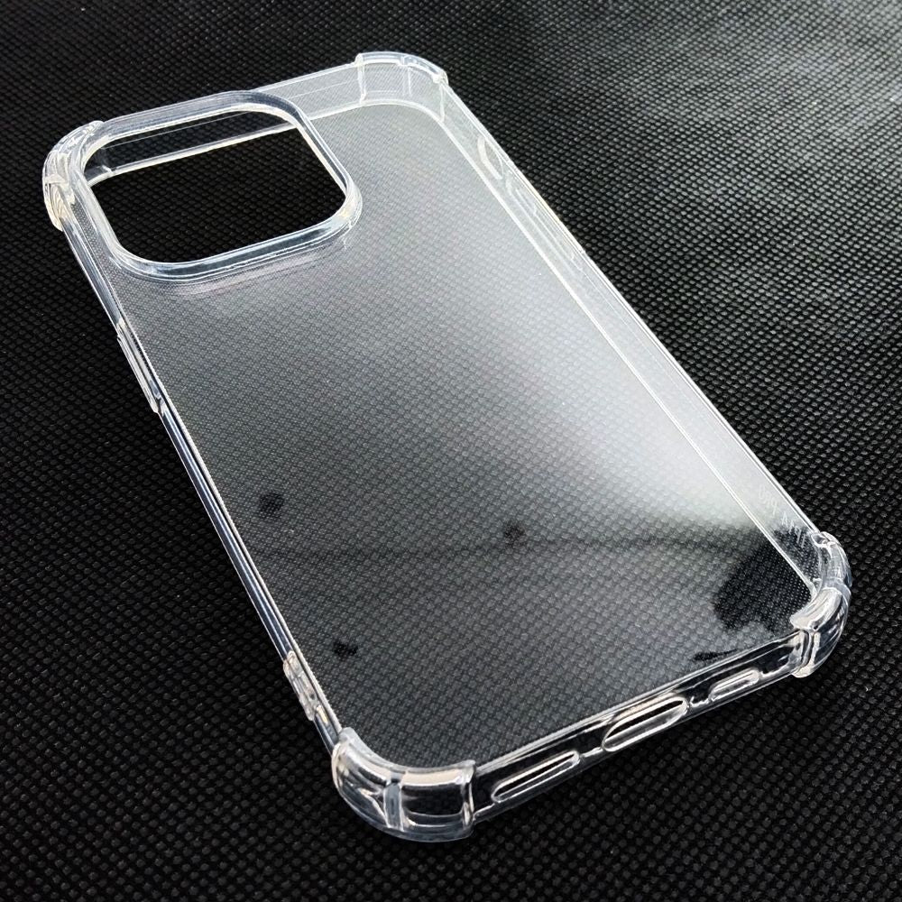 AntiShock Clear Back Cover Soft Silicone TPU Bumper case for apple iPhone 14 Pro