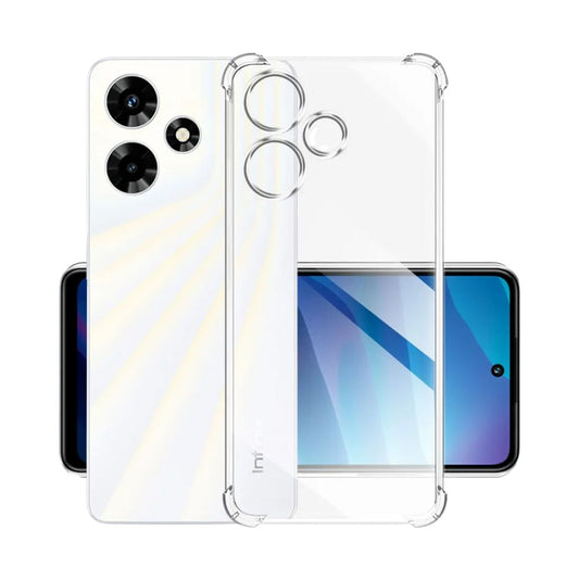 infinix Hot 30 Clear Anti-Shock Case Reinforced Corner Cover