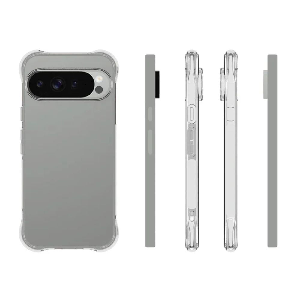 Google Pixel 10 Pro Clear Anti-Shock Case Corner Bumper Cover