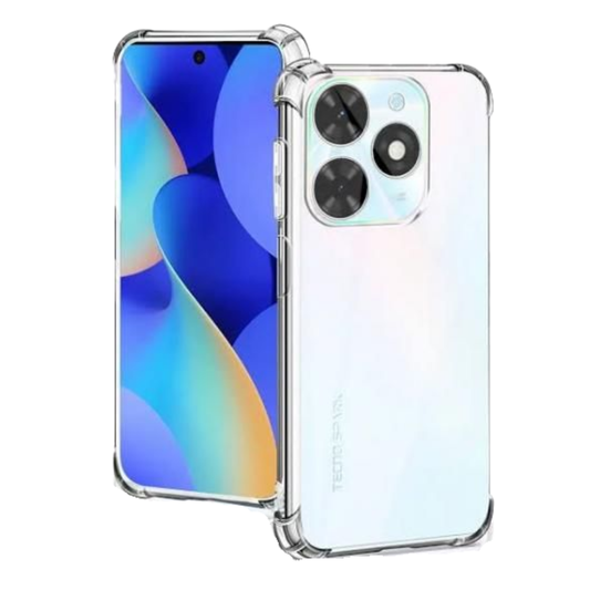 Tecno Spark 10 Pro Clear Anti-Shock Case Corner Drop Protection