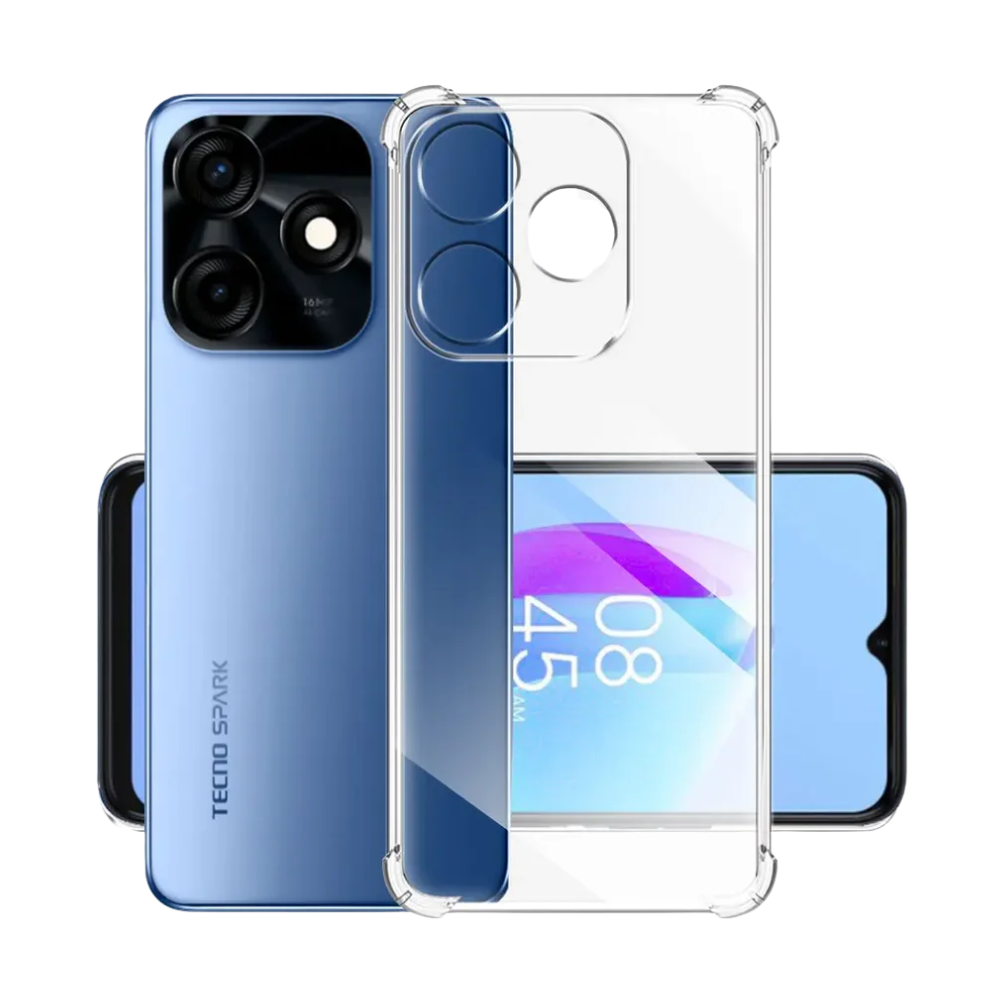 Tecno Spark 10 Pro Clear Anti-Shock Case Corner Drop Protection