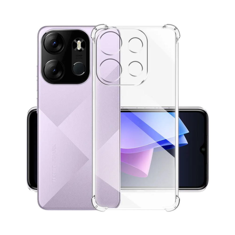 Tecno Spark Go 2023 Clear Anti-Shock Case Reinforced Drop Protection