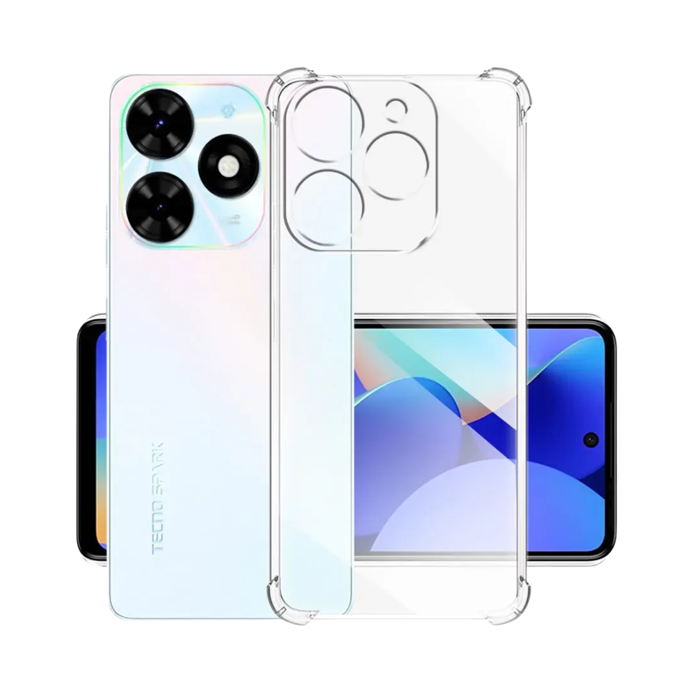 Tecno Spark Go 2024 Clear Anti-Shock Case Heavy Duty Corner Cover